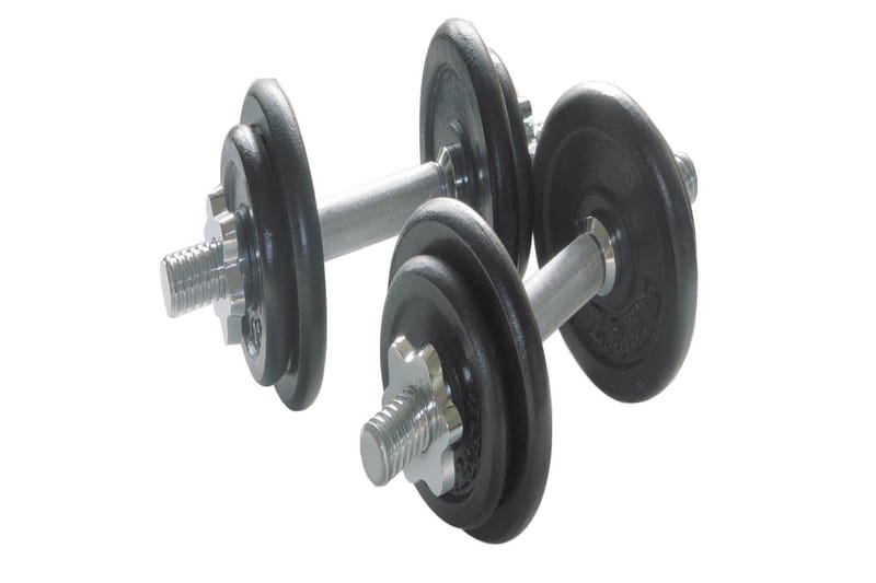 Fit'N Shape Håndvægte 20 kg - Sort - Håndvægte & håndvægtstænger - Crossfit udstyr