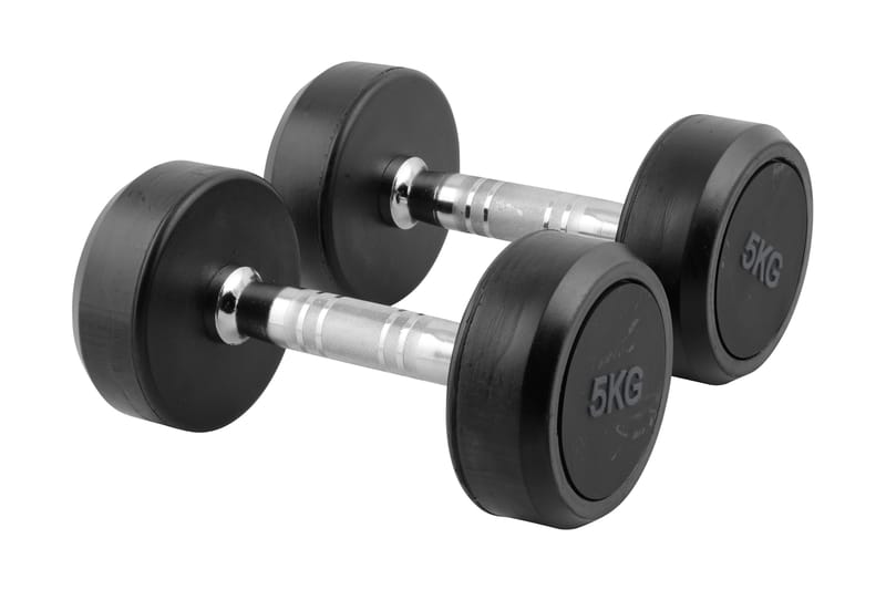 Hantel 2 x 5 kg - Håndvægte & håndvægtstænger - Crossfit udstyr