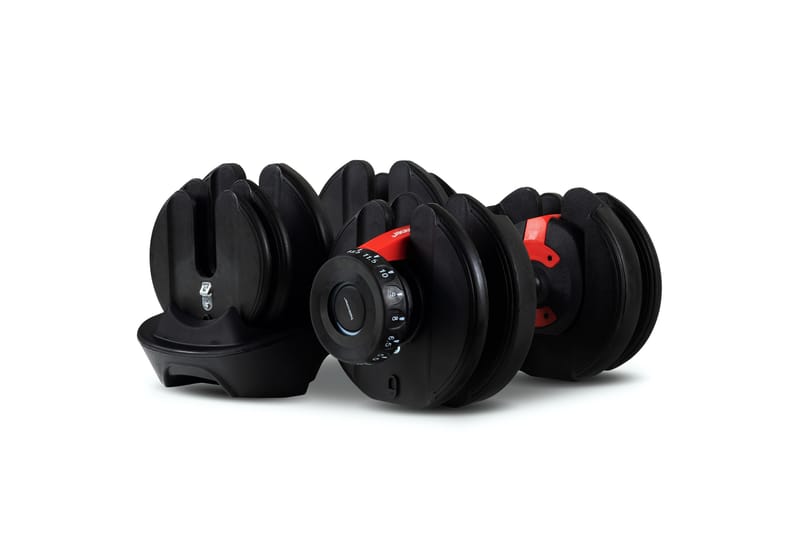 Justerbar håndvægt 2,5–24 kg - Sort - Sport & fritid - Hjemmetræning - Vægte & vægtstænger