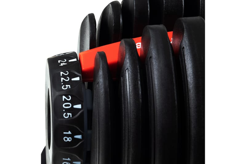 Justerbar håndvægt 2,5–24 kg - Sort - Sport & fritid - Hjemmetræning - Vægte & vægtstænger