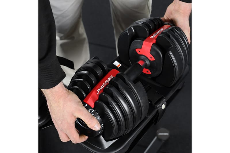 Justerbar håndvægt 2,5–24 kg - Sort - Sport & fritid - Hjemmetræning - Vægte & vægtstænger