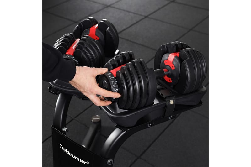 Justerbar håndvægt 2,5–24 kg - Sort - Sport & fritid - Hjemmetræning - Vægte & vægtstænger