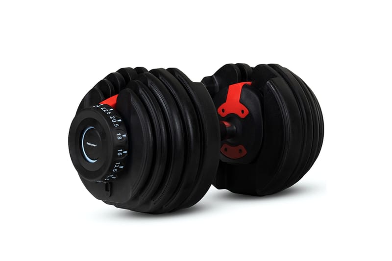 Justerbar håndvægt 2,5–24 kg, Sort