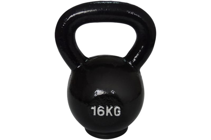 Fit'N Shape Kettlebell 12 kg - Sort - Crossfit udstyr - Kettlebells