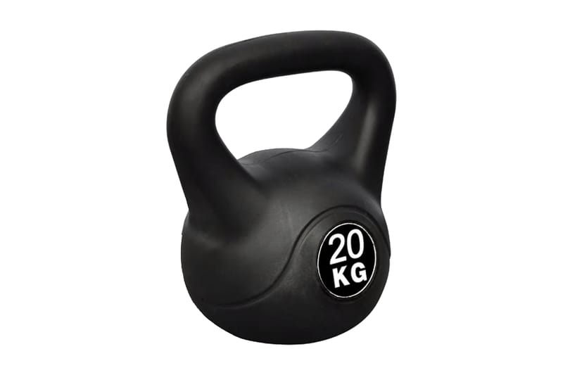 Kettlebell 20 Kg - Sort - Crossfit udstyr - Kettlebells