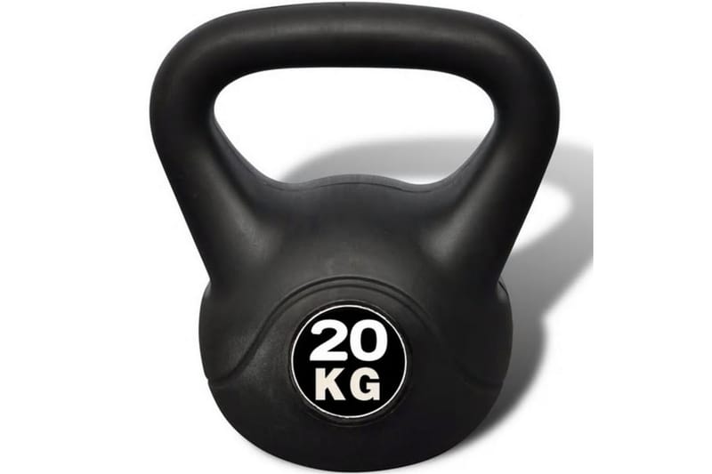 Kettlebell 20 Kg - Sort - Sport & fritid - Hjemmetræning - Vægte & vægtstænger