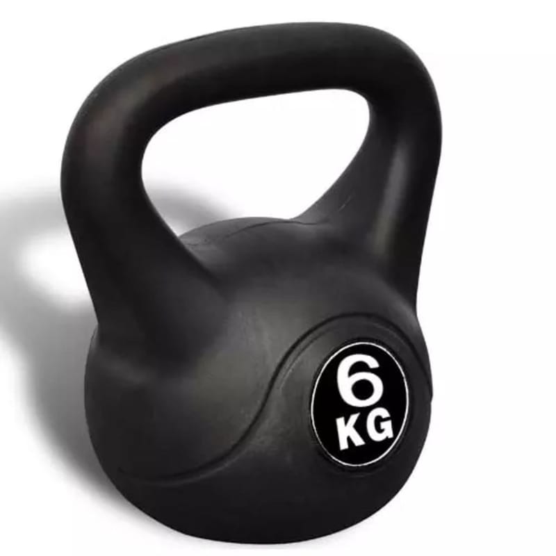 Kettlebell Workout 6 Kg - Sort - Crossfit udstyr - Kettlebells