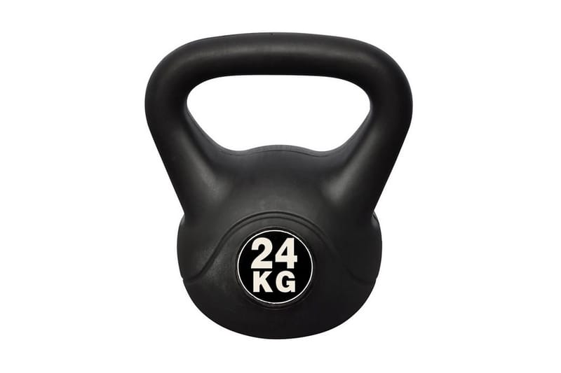 Kettlebell plast hus 24 kg - Sport & fritid - Hjemmetræning - Vægte & vægtstænger