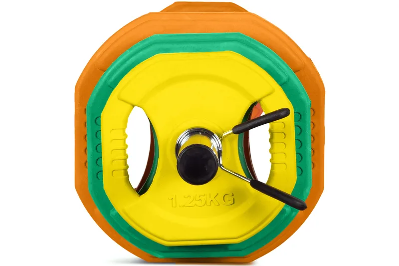 Aerobic Pump vægtstangssæt med 20 kg vægte - Sort - Sport & fritid - Hjemmetræning - Vægte & vægtstænger