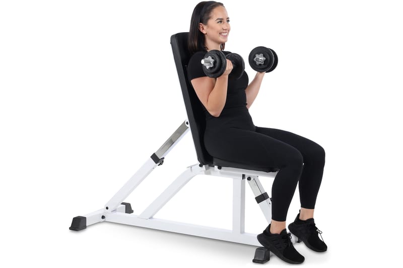 Træningsbænk - 300 kg max belastning - Sport & fritid - Hjemmetræning - Vægte & vægtstænger