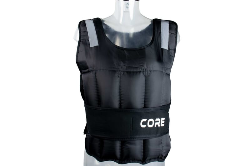 Core Vægtvest 10 kg - Sort - Sport & fritid - Hjemmetræning - Vægte & vægtstænger