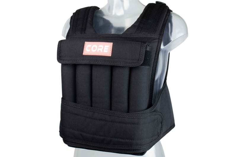 Core Vægtvest 15 kg - Sort - Sport & fritid - Hjemmetræning - Vægte & vægtstænger