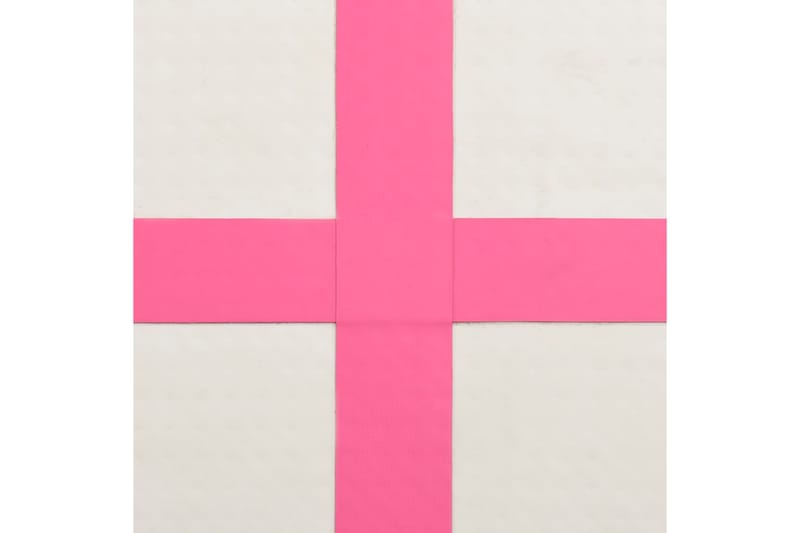 Oppustelig Gymnastikmåtte M. Pumpe 300X100X15 cm Pvc Pink - Lyserød - Sport & fritid - Hjemmetræning - Yoga