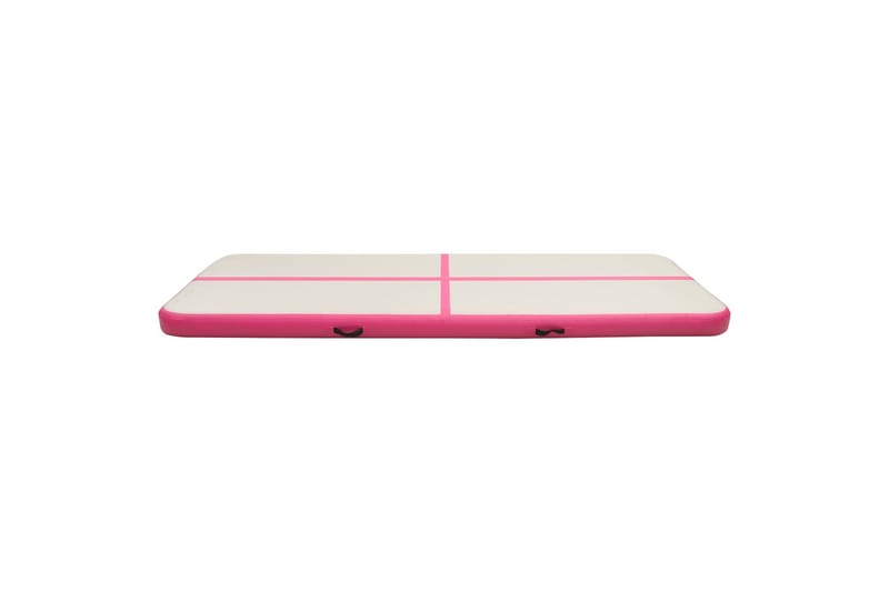 Oppustelig Gymnastikmåtte M. Pumpe 300X100X15 cm Pvc Pink - Lyserød - Yogamåtte