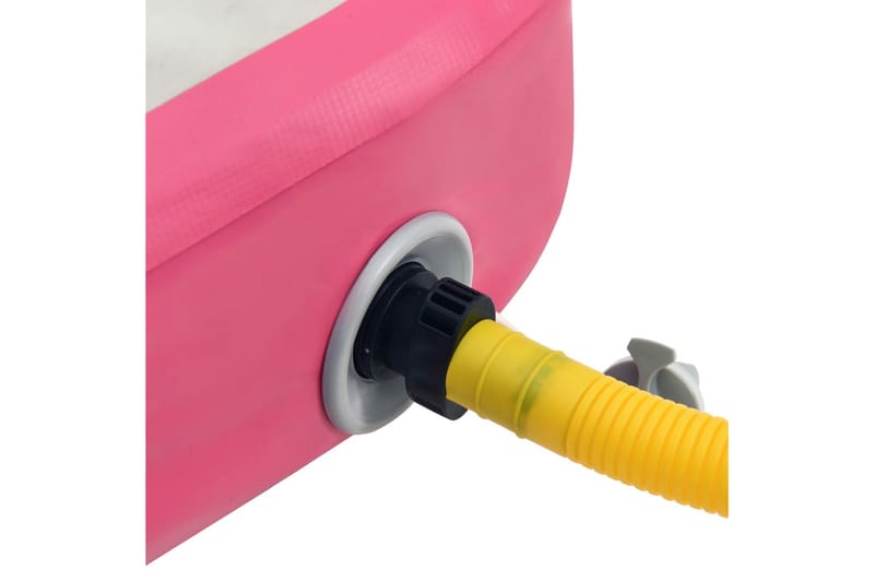 Oppustelig Gymnastikmåtte M. Pumpe 300X100X15 cm Pvc Pink - Lyserød - Sport & fritid - Hjemmetræning - Yoga