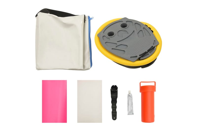Oppustelig Gymnastikmåtte Med Pumpe 60X100X10 cm Pvc Lyserød - Lyserød - Sport & fritid - Hjemmetræning - Yoga