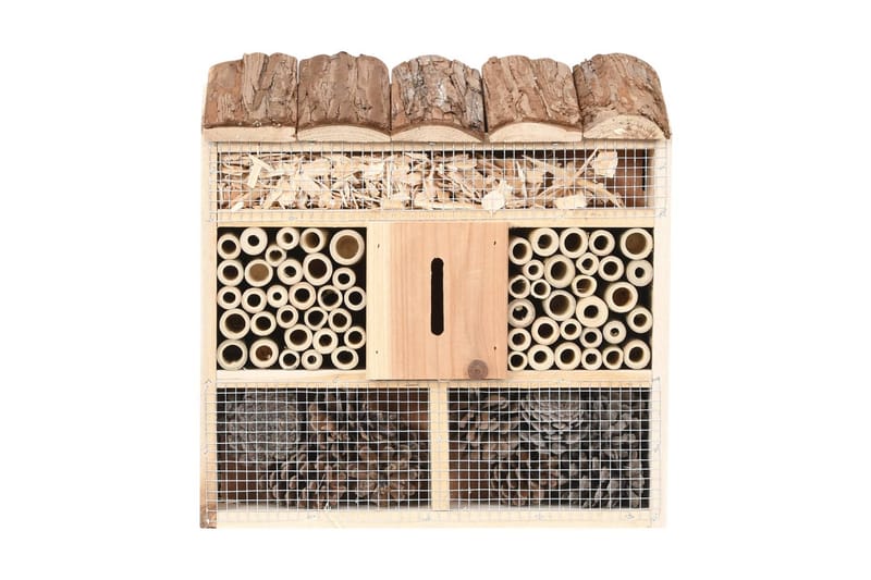 Insekthotel 30x10x30 cm fyrretræ - Brun - Sport & fritid - Til dyrene