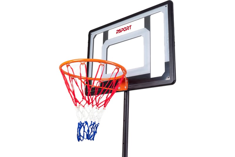Prosport Børne Basketballkurv 1,6-2,1 m - Sort/Hvid - Sport & fritid - Leg & sport - Havespil