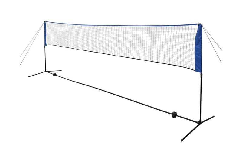 Badmintonnet-Sæt Med Fjerbolde 500 X 155 Cm - Flerfarvet - Havespil