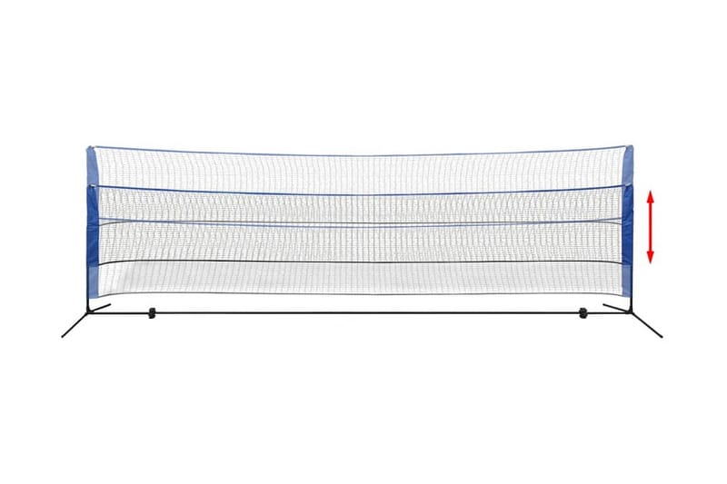 Badmintonnet-Sæt Med Fjerbolde 500 X 155 Cm - Flerfarvet - Sport & fritid - Leg & sport - Havespil