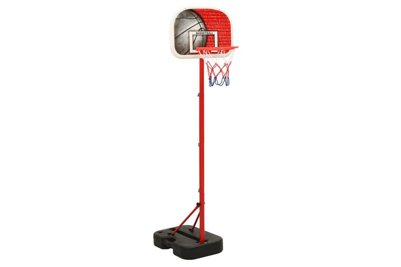 basketballsæt 138,5-166 cm transportabelt og justerbart - Flerfarvet - Havespil