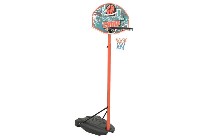basketballsæt 180-230 cm transportabelt og justerbart - Flerfarvet - Havespil
