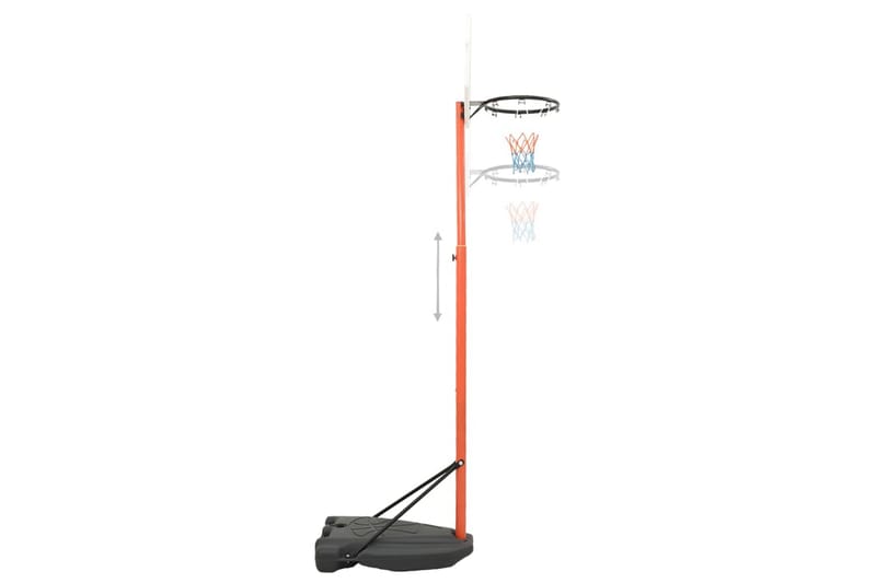 basketballsæt 180-230 cm transportabelt og justerbart - Flerfarvet - Sport & fritid - Leg & sport - Havespil