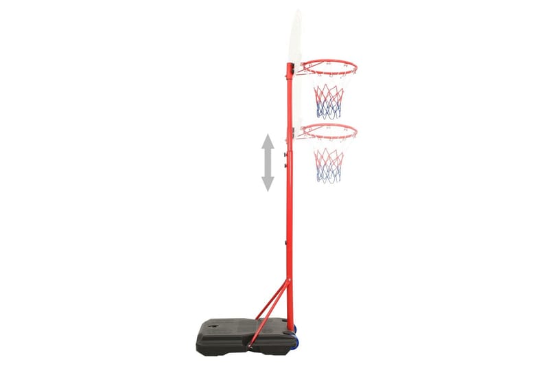 basketballsæt 200-236 cm transportabelt og justerbart - Flerfarvet - Sport & fritid - Leg & sport - Havespil