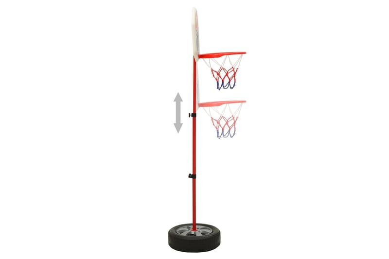 basketballsæt til børn 120 cm justerbart - Flerfarvet - Sport & fritid - Leg & sport - Havespil