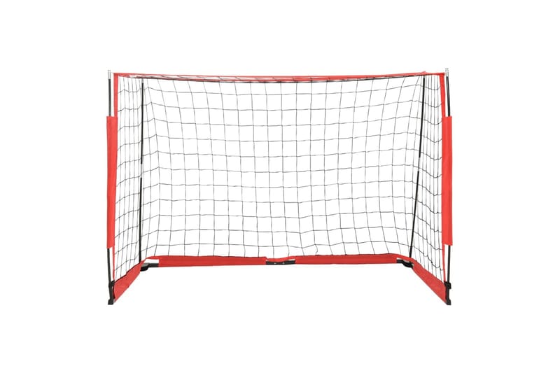 fodboldmål 184x91x124,5 cm stål - Sort - Havespil