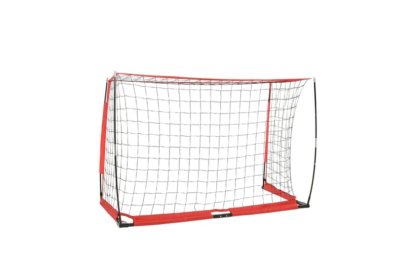 fodboldmål 184x91x124,5 cm stål - Sort - Havespil