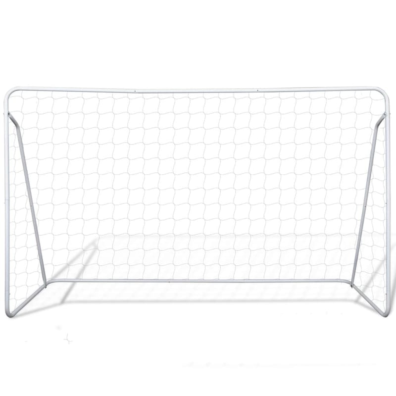 Fodboldmål 2 Stk. 240 X 90 X 150 Cm - Hvid - Sport & fritid - Leg & sport - Havespil