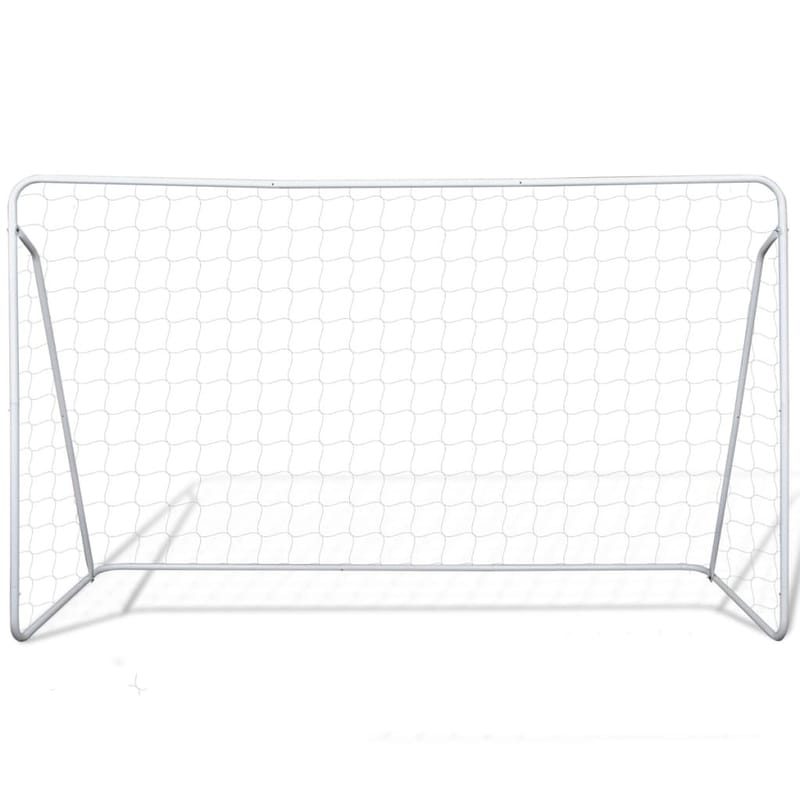 Fodboldmål 2 Stk. 240 X 90 X 150 Cm - Hvid - Havespil