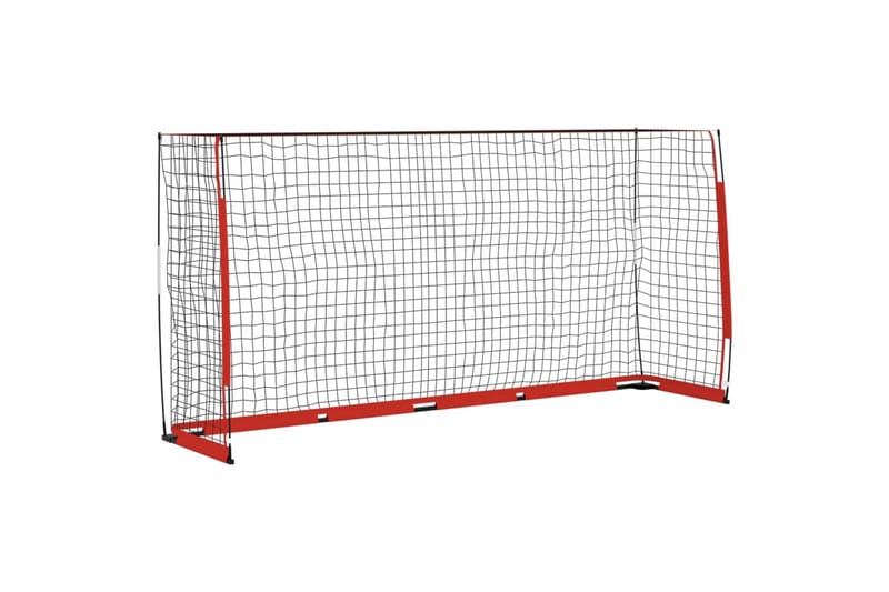 fodboldmål 366,5x91x183 cm stål - Sort - Sport & fritid - Leg & sport - Havespil