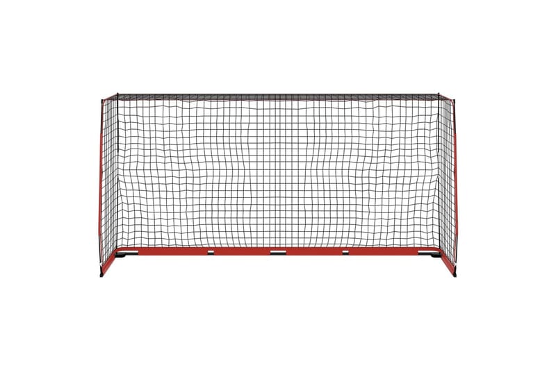 fodboldmål 366,5x91x183 cm stål - Sort - Sport & fritid - Leg & sport - Havespil