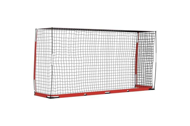 fodboldmål 366,5x91x183 cm stål - Sort - Sport & fritid - Leg & sport - Havespil