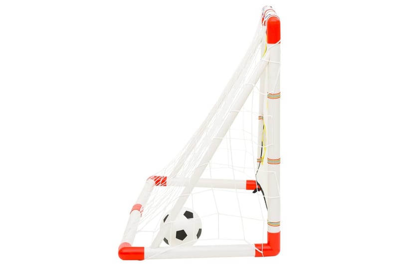 fodboldmål med målvæg til børn 120x51x77,5 cm - Flerfarvet - Sport & fritid - Leg & sport - Havespil