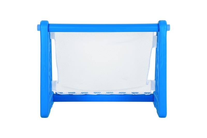 fodboldmål til børn 100x75x55 cm plastik - Blå - Havespil
