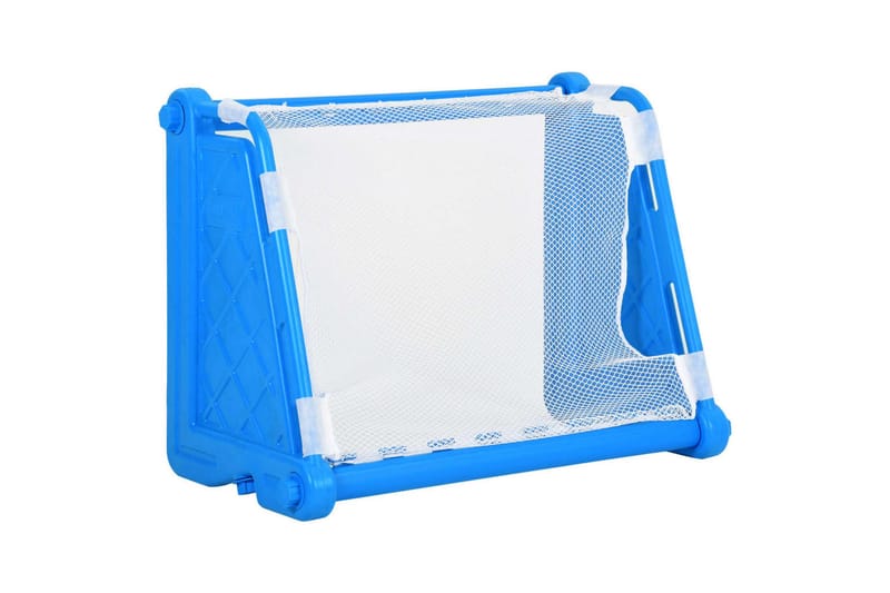 fodboldmål til børn 100x75x55 cm plastik - Blå - Sport & fritid - Leg & sport - Havespil