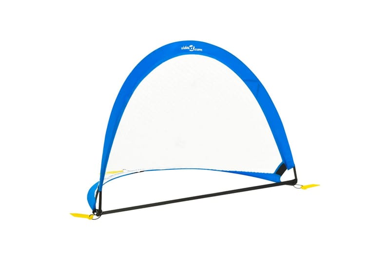 fodboldmålsæt til børn med opbevaringstaske 119x82x84,5 cm - Blå - Sport & fritid - Leg & sport - Havespil