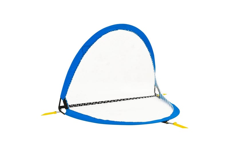 fodboldmålsæt til børn med opbevaringstaske 119x82x84,5 cm - Blå - Sport & fritid - Leg & sport - Havespil