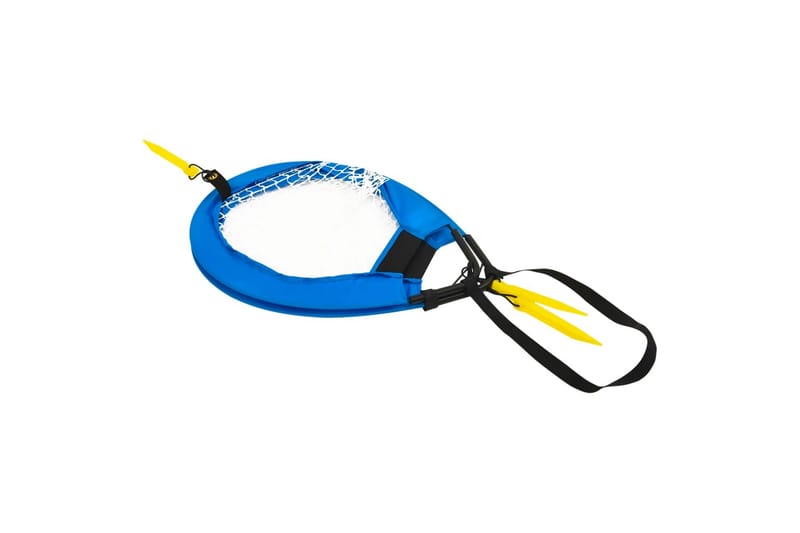 fodboldmålsæt til børn med opbevaringstaske 75,5x46x48 cm - Blå - Sport & fritid - Leg & sport - Havespil