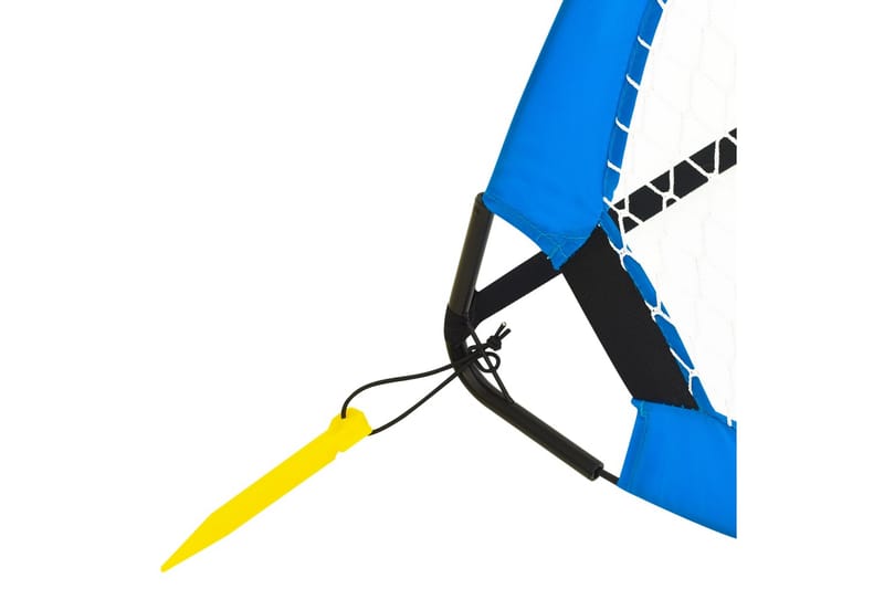 fodboldmålsæt til børn med opbevaringstaske 75,5x46x48 cm - Blå - Sport & fritid - Leg & sport - Havespil