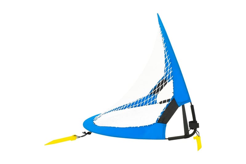 fodboldmålsæt til børn med opbevaringstaske 75,5x46x48 cm - Blå - Sport & fritid - Leg & sport - Havespil