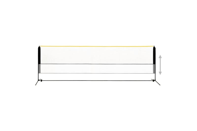 justerbart badmintonnet 500x103x94-158 cm metal - Sport & fritid - Leg & sport - Havespil