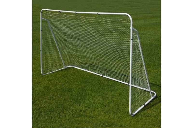 Prosport Fodboldmål 240x150x90 cm - Hvid - Havespil