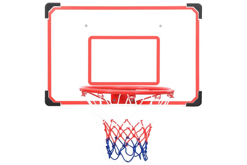 vægmonteret basketballkurv med plade 5 dele - Flerfarvet - Havespil