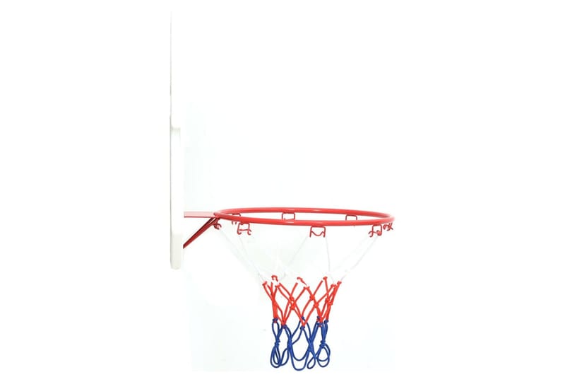 vægmonteret basketballkurv med plade 5 dele 66x44,5 cm - Flerfarvet - Sport & fritid - Leg & sport - Havespil