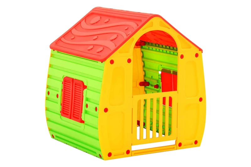 legehus 102x90x109 cm - Flerfarvet - Sport & fritid - Leg & sport - Legehuse
