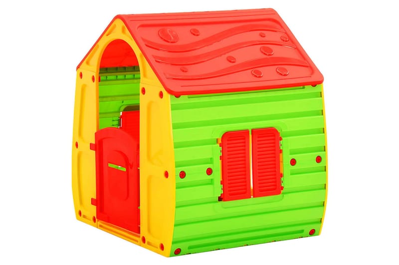 legehus 102x90x109 cm - Flerfarvet - Sport & fritid - Leg & sport - Legehuse